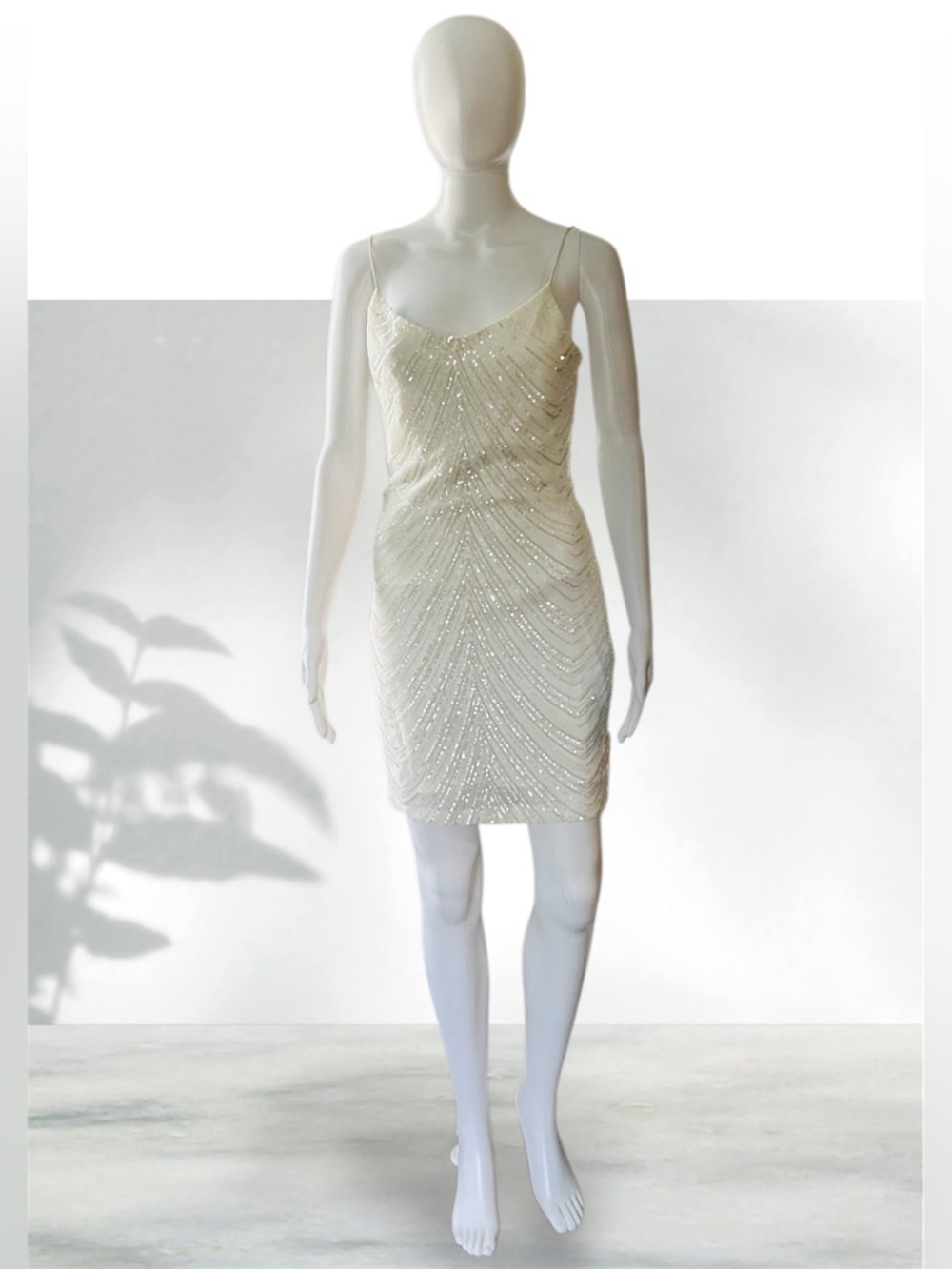Windsor Sequins Spaghetti Strap Mini Dress
